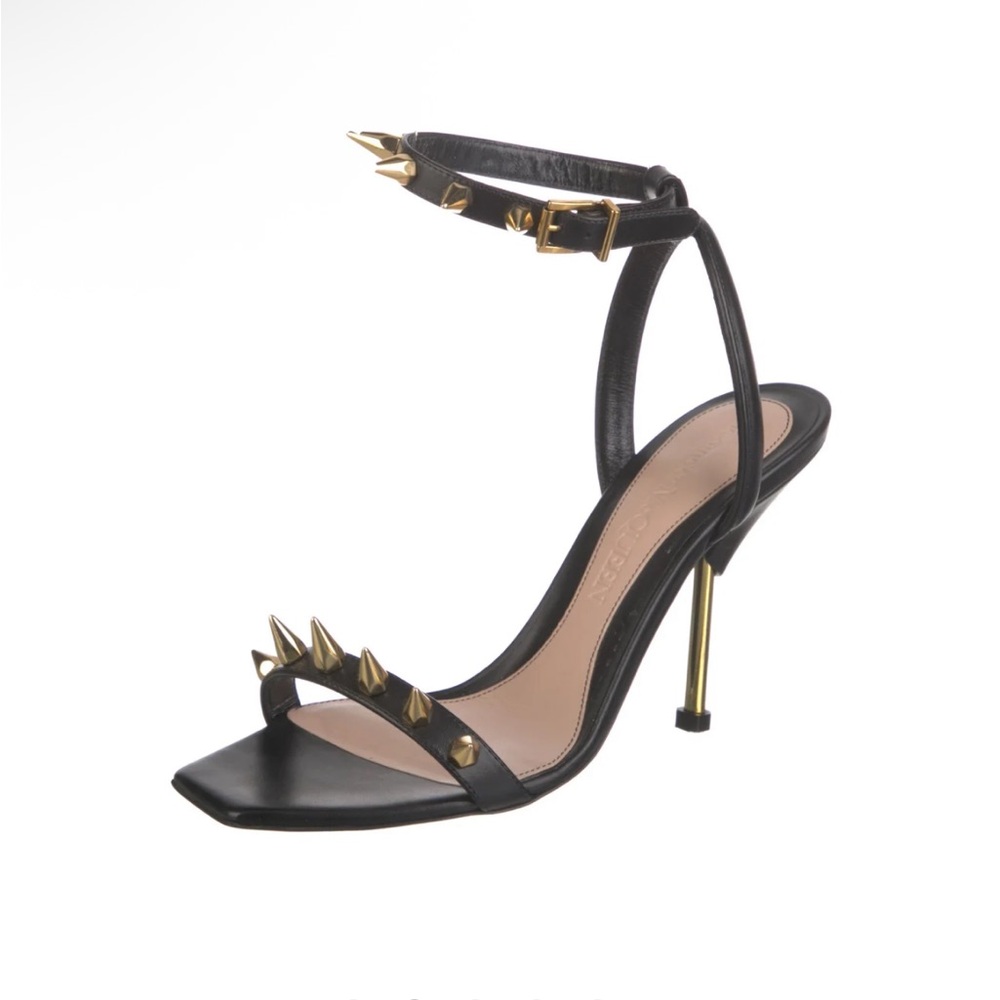 Alexander McQueen leather studded accent sandals